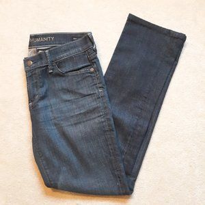 Citizens of Humanity Elson Mid Rise Straight Leg Jeans Size 28 Med. Dark Wash